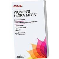 Витамины и минералы для женщин GNC Womens Ultra Mega 90 капсул