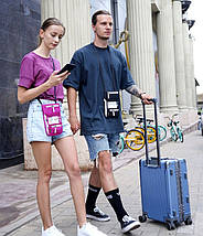 Підвісна Багатофункціональна сумка-контроль органайзер для документів Сіра, фото 5