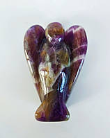 Фигурка - оберег " Ангел " из натурального камня аметист