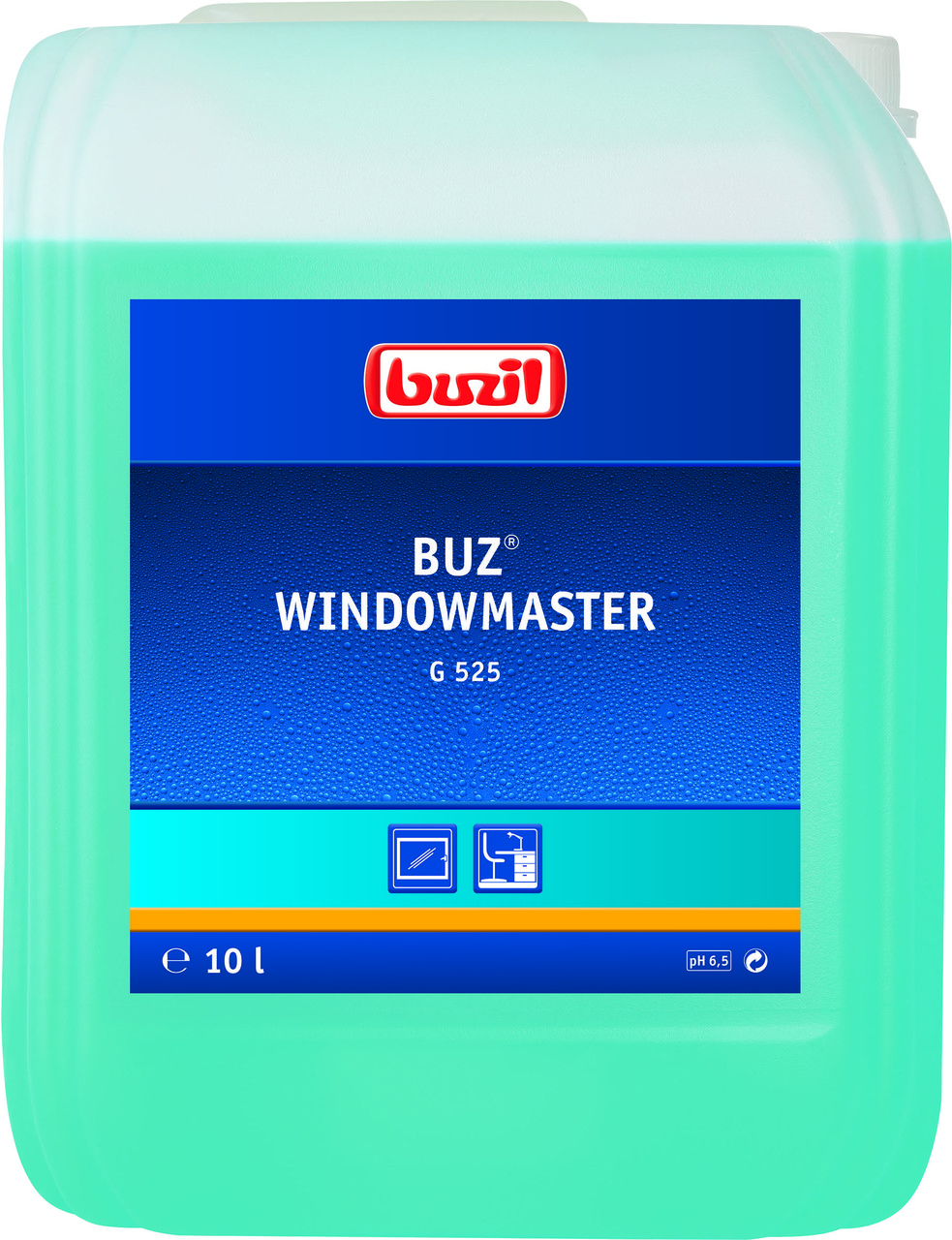 Миючий засіб для вікон Buzil Buz Windowmaster G 525 10 л концентрат (1:100)