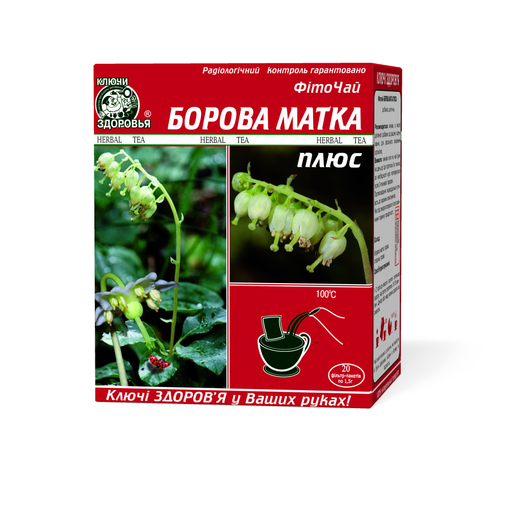 Боровая матка плюс фиточай (для женщин) 20 ф/пх 1,5 г, цена 108 грн ...