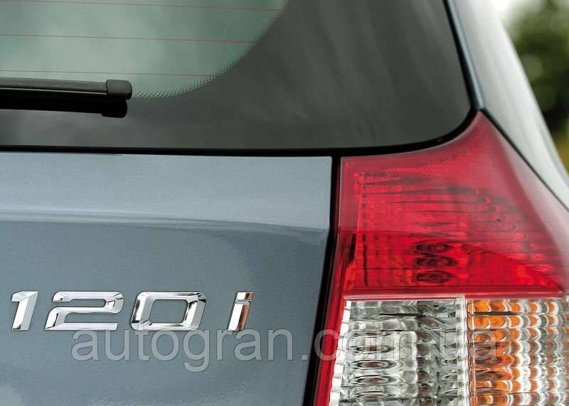 Емблема напис багажника BMW 120i, фото 1