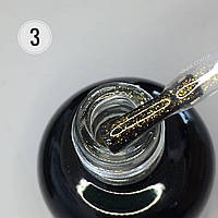 Топ для гель-лака без липкого слоя с ШИМЕРОМ №3 ( Starlet Professional glitter top coat ) 15 мл