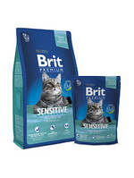 Brit premium Брит преміум для чутливого травлення для котів, 8 кг.