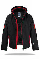 Горнолыжная куртка мужская Freever WF 21684 черная 4xl-6xl