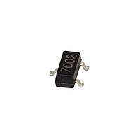 Чип 2N7002 100ШТ N7002 7002 SOT-23, Транзистор польовий 60В 0.2А