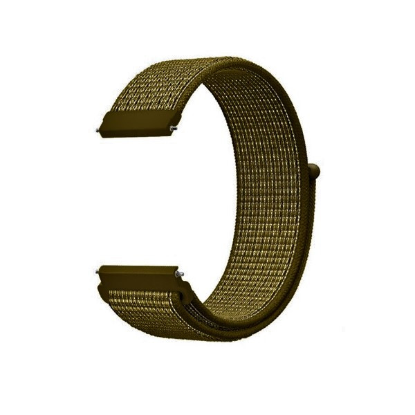 Ремінець для годинника нейлоновий 22 мм. хакі, фото 1