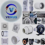 Вентилятор витяжний 300 мм осьової металевий з зворотним клапаном VENUS VVM 300 ДО, фото 8