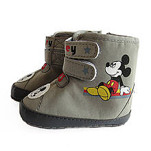 Пінетки-чобітки Mickey Mouse для хлопчика. 11 см