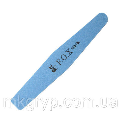 Баф F. O. X Х 180/180 (блакитний) для натуральних нігтів