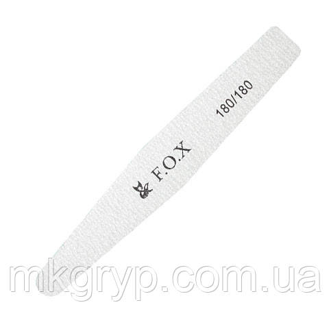 Пилка F. O. X х 180/180 для натуральних нігтів