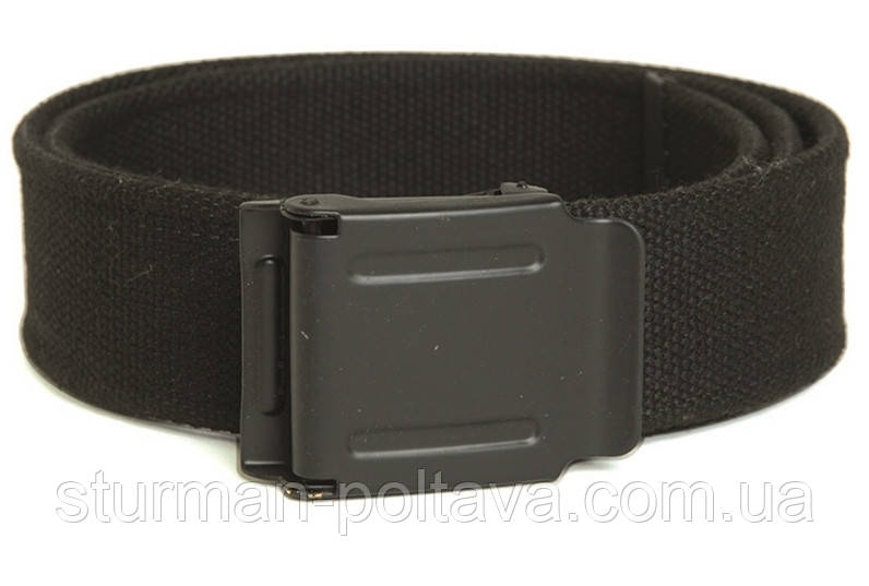 Ремінь армійський Safety buckle чорний (Mil-Tec)