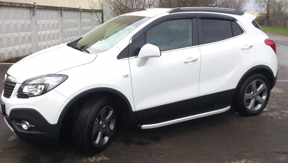 Дефлектори вікон (вітровики) OPEL Mokka 2012 Cobra tuning O13312