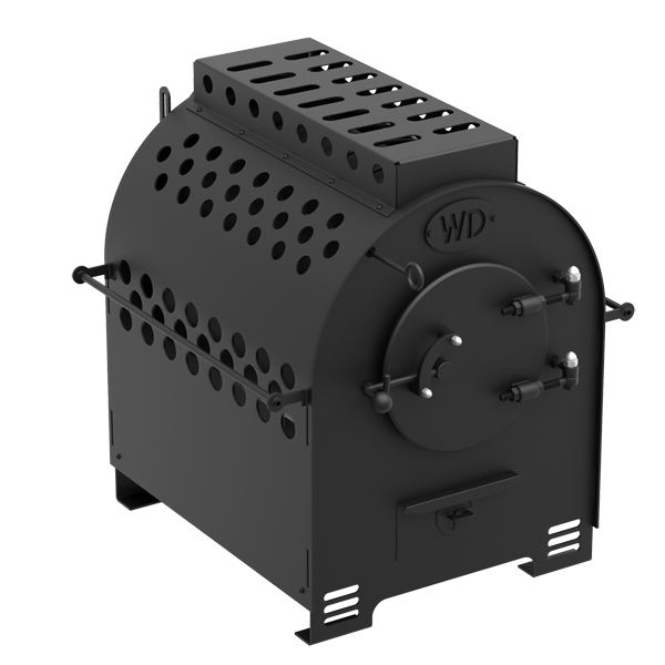 Піч на дровах серії BARREL 1510 тип 01 d 120 мм 9 кВт (6C0003)