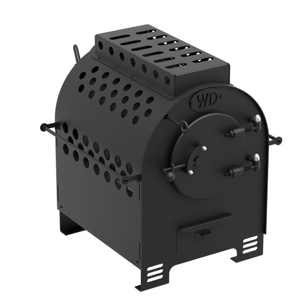 Піч на дровах серії BARREL 1510 тип 005 d 120 мм 9 кВт (6C0002)