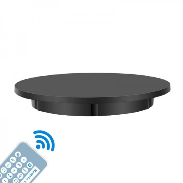 Предметний стіл поворотний 60см пульт чорний Puluz DCA1272B, фото 1