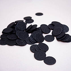 Фетрові кухлі/колір чорний/від діаметр 2,5 см/замовлення від 1 пачки (20 шт.)