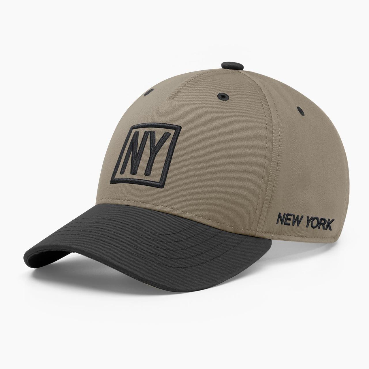 Стильна чоловіча бейсболка INAL Нью Йорк NY New York S / 53-54 Хакі/ Чорний 107153