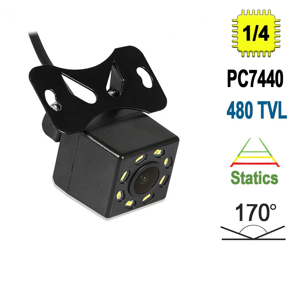 Автомобільна камера заднього огляду Terra HD-608, 480 ТВЛ, LED-підсвітка, сенсор PC7440, фото 1