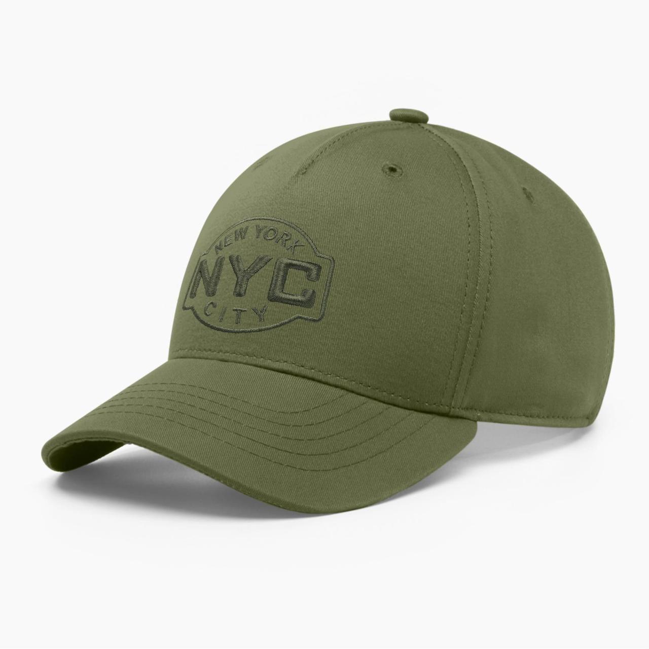 Кепка бейсболка чоловіча літня INAL Нью Йорк NY New York S / 53-54 Оливковий 161553