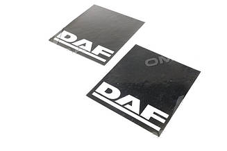 TP 95.47.46 Бризковик 450x400x4 з написом DAF (комплект 2шт.) (TEMPEST)