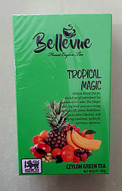 Чай Bellevue з тропічними фруктами 100 г зелений