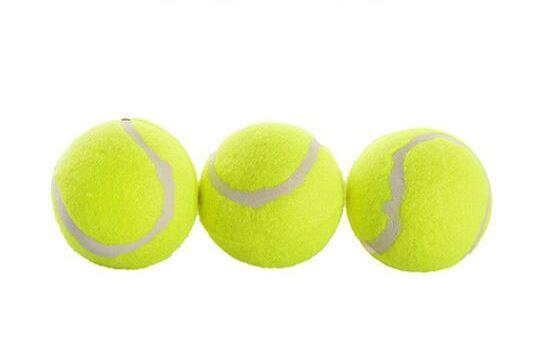 М'ячі для великого тенісу MS 0234 набір тенісних м'ячиків 3 шт. 6 см. для дітей та дорослих дорослих спорт