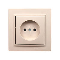 Розетка без заземлення 16 А  Enzo  Лате