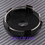 Ковпачки, заглушки для дисків з емблемою Audi (Ауді). 56/60 мм., фото 2