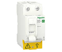 2p 63A, 30mA, тип A, Устройство защитного отключения (УЗО) Schneider Electric, Resi9, R9R61263