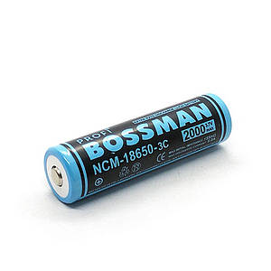 Акумулятор Li-Ion NCM18650-3C Bosman Profi 2000mAh (3.7v)