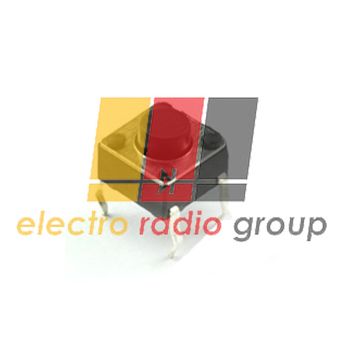 Тактова кнопка 2pin 6х6х5мм,шток=2.5 мм