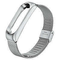 Ремешок BeCover Metal для Xiaomi Mi Band 4/3 Silver (704652)