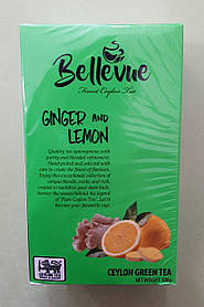 Чай Bellevue з імберем та лимоном 100 г зелений