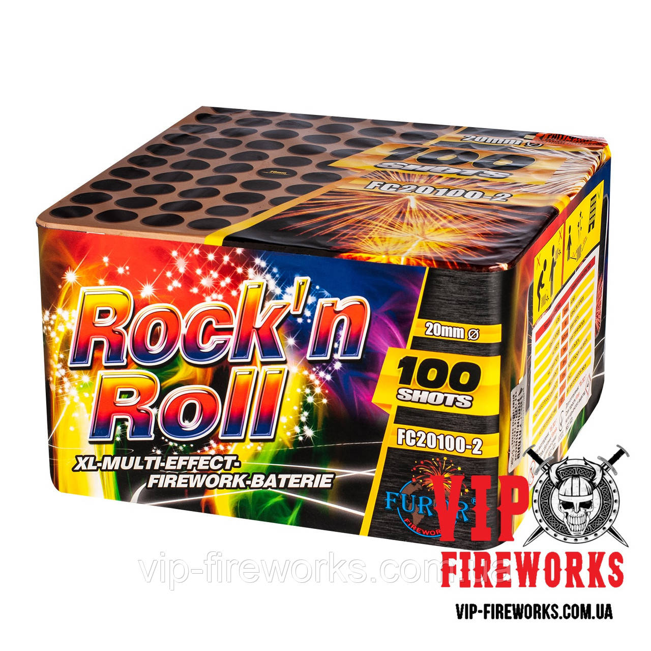 Салют на 100 выстрелов “Rock’n Roll” Фейерверк 20 калибр FC20100-2