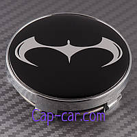 Ковпачки, заглушки для дисків з емблемою Batman (Бетмен). 56/60 мм.