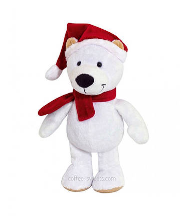 Набір новорічний з м'якою іграшкою Kinder Maxi Mix (Ведмежатко) 133g, фото 2