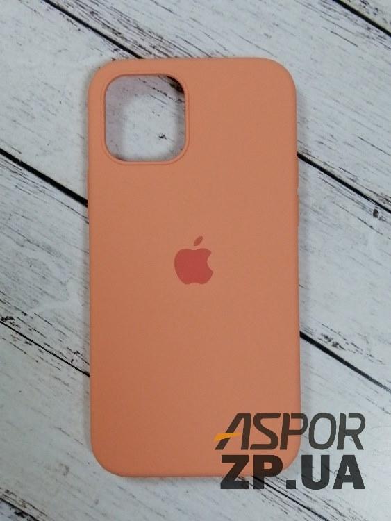 Чохол iPhone 12/12 Pro 6.1"- Silicone Case Full Cover №58 темно-оранжевий, фото 1