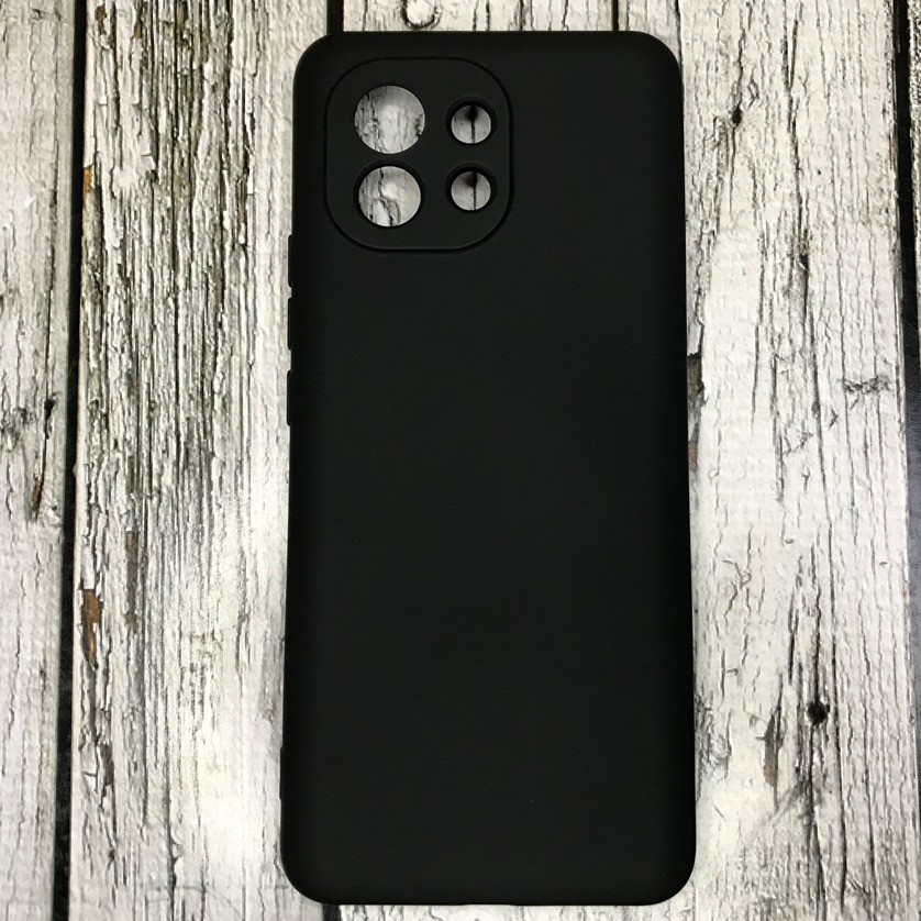 Чохол Xiaomi Mi 11- Aspor Silicone Full чорний, фото 1
