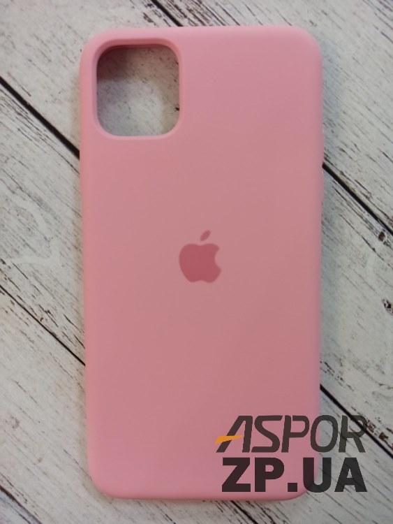 Чохол iPhone 11 Pro Max- Silicone Case Full Cover рожевий, фото 1
