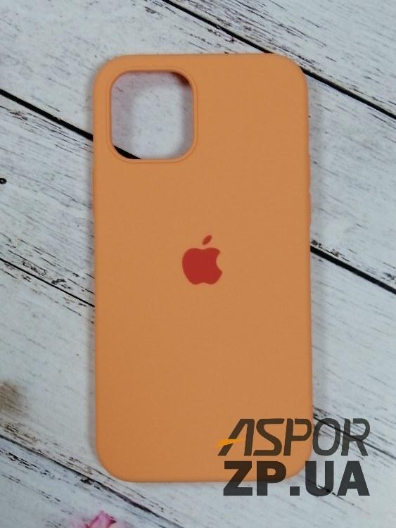 Чохол iPhone 12/12 Pro 6.1"- Silicone Case Full Cover №48 помаранчевий, фото 1