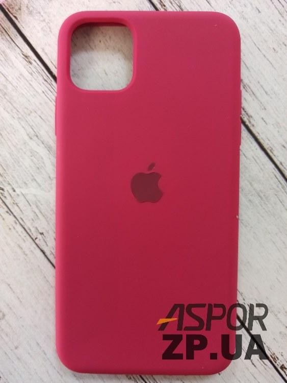 Чохол iPhone 11 Pro Max- Silicone Case Full Cover №35 світло-бордовий, фото 1