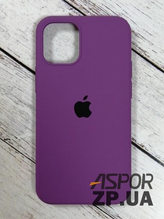 Чохол iPhone 12 mini 5.4"- Silicone Case Full Cover №30 темно-фіолетовий, фото 1