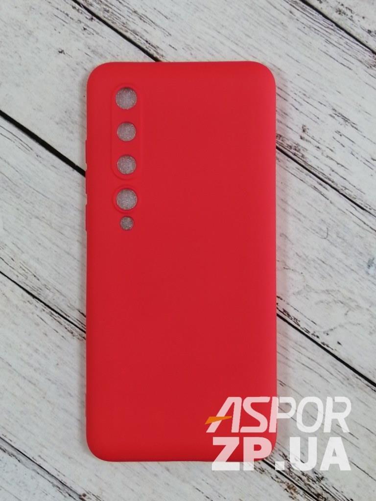 Чохол Xiaomi Mi 10/Mi 10 Pro- Aspor Silicone Full червоний, фото 1