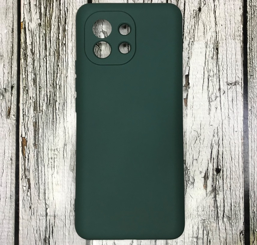 Чохол Xiaomi Mi 11- Aspor Silicone Full зелений, фото 1