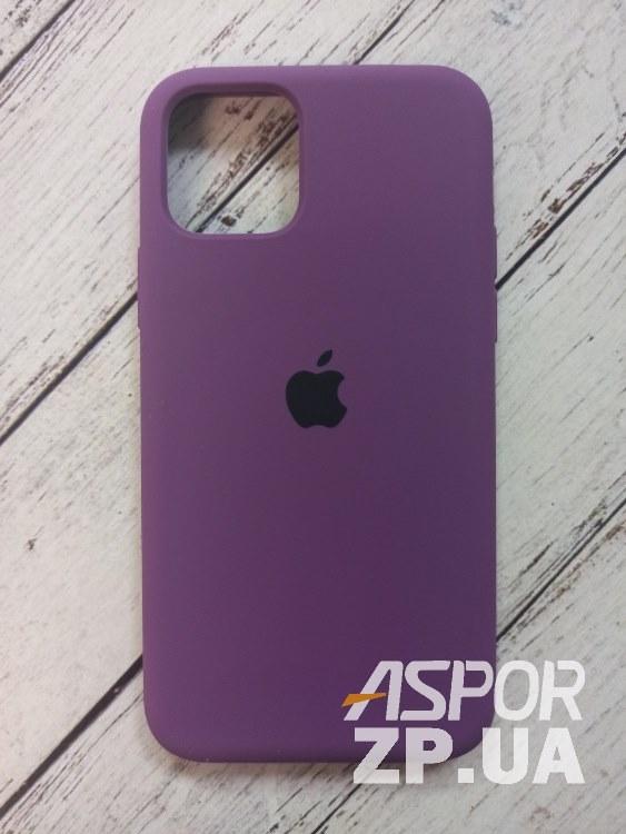 Чохол iPhone 11 Pro- Silicone Case Full Cover №30 темно-фіолетовий, фото 1