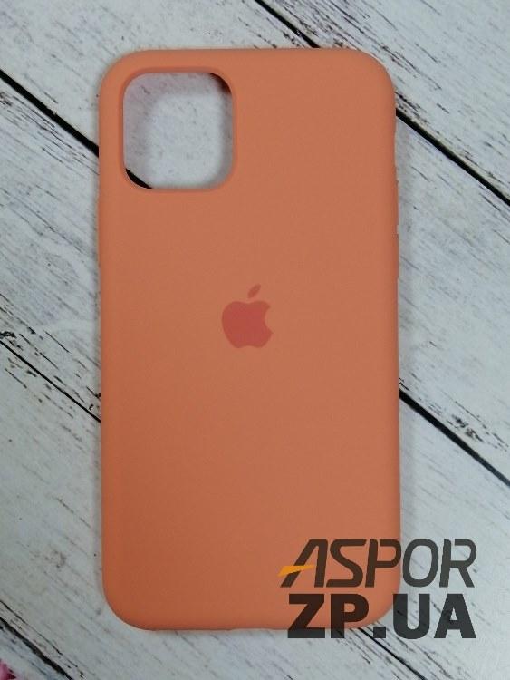 Чохол iPhone 11 Pro- Silicone Case Full Cover №58 темно-оранжевий, фото 1