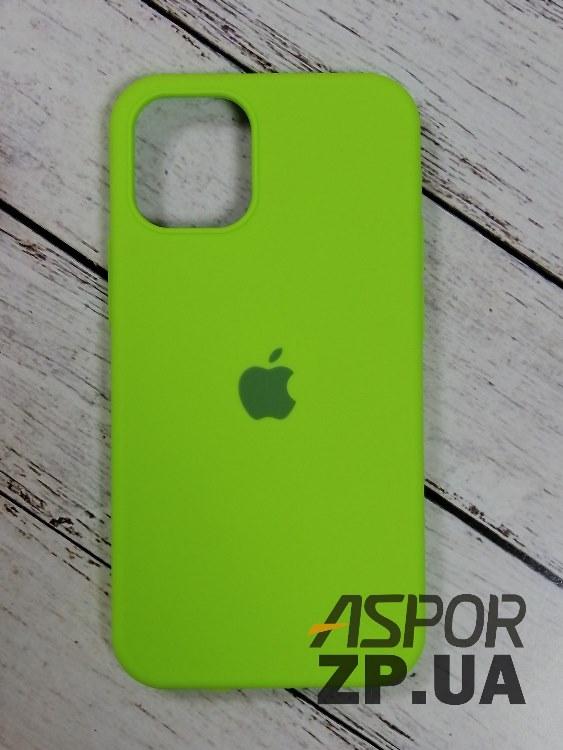 Чохол iPhone 12 mini 5.4"- Silicone Case Full Cover №40 світло-салатовий, фото 1