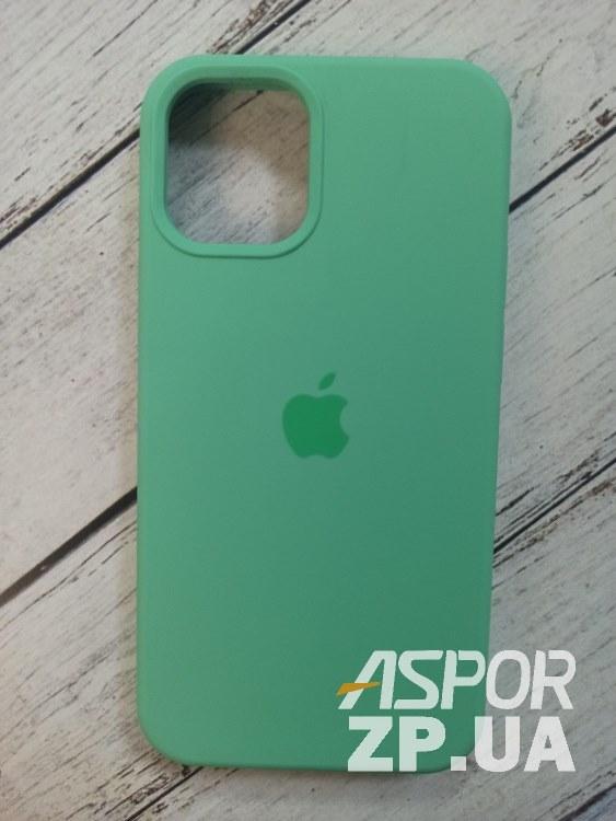 Чохол iPhone 12 mini 5.4"- Silicone Case Full Cover №51 світло-зелений, фото 1