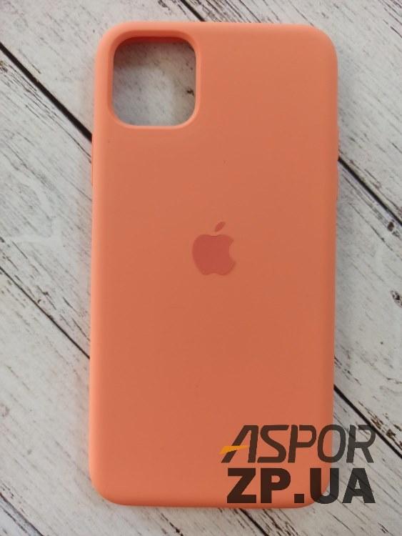 Чохол iPhone 11 Pro Max- Silicone Case Full Cover №58 темно-оранжевий, фото 1